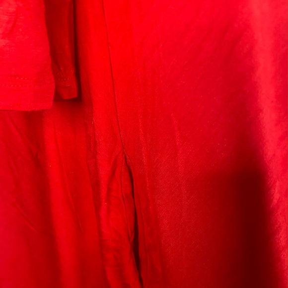 Elegant Red Women's Top - Picture 2 of 5